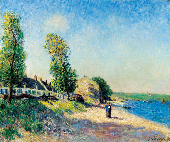  阿尔弗莱德·西斯莱 Alfred Sisley—— 圣芒美的清晨